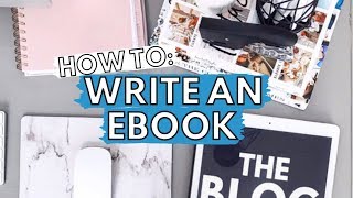 How To Survive Writing Your First Ebook  THECONTENTBUG [upl. by Anolahs]