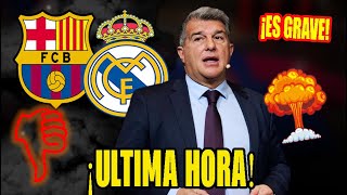 ¡ES MUY GRAVE ¡EXPLOTA LA BOMBA ¡SANCION BARCELONA  NOTICIAS DEL REAL MADRID [upl. by Bikales]