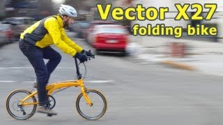 Dahon Vector X27h Folding bike [upl. by Fiertz]