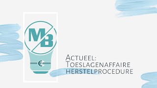 ℹ️ Actueel Toeslagenaffaire herstelprocedure [upl. by Dolloff49]