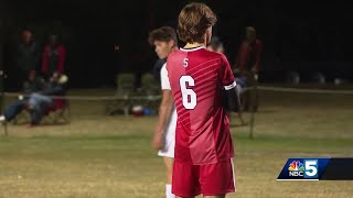 Saranac high school boys soccer wins 41 over Saranac Lake advances to Class B Sectional Finals [upl. by Inatirb]