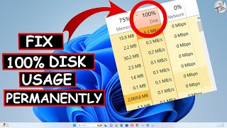 SOLVED FIX 100 DISK USAGE Windows 1011 23H2 2024 [upl. by Servetnick]