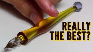 Is this Glass Dip Pen REALLY the Best Ever  Peter the Pen Skeptic [upl. by Burwell]