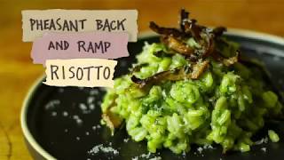 Pheasant Back Mushroom and Ramp Risotto [upl. by Talley]