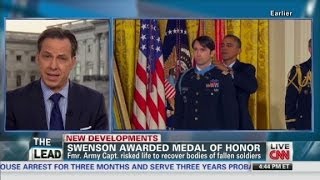 Fmr Cpt Swenson receives Medal of Honor [upl. by Ttelrats]