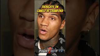 Conor Benn REACTS to a possible Canelo Vs Crawford matchup [upl. by Ennail]