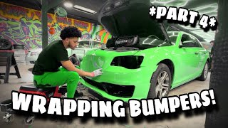 FIRST TIME WRAPPING A CAR PART 4 [upl. by Vallery66]