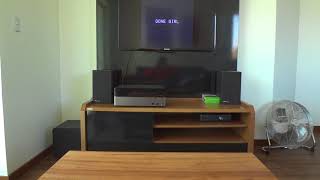 Haman Kardon AVR 1650 Polk PSW111 Mirage M90i [upl. by Gnut58]