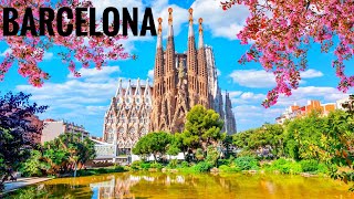 Barcelona Spain  4K  Walking Tour and Top things to see in Barcelona [upl. by Trent]