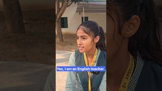 English Conversation practice  Spoken English in Gov school education viralvideo shorts ytshort [upl. by Hacim712]