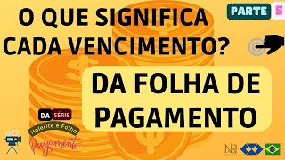 O que significa cada detalhe do Holerite ou Folha Pagamento Parte5 [upl. by Einnol]