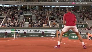 French Open 2024  Novak Djokovic vs Lorenzo Musetti Roland Garros 😊 [upl. by Nnaillij]