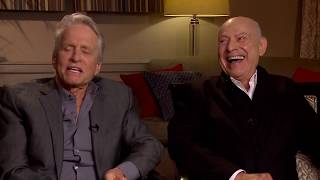 Interview with MICHAEL DOUGLAS and ALAN ARKIN [upl. by Lerual]