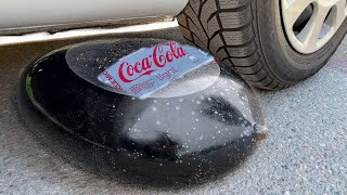 DIET COCA COLA BALLOON VS CAR Coca Cola Zero PowerAde Fanta Sprite Fruko and Mentos Underground [upl. by Eissirhc]