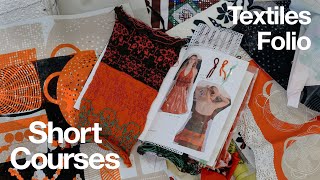 Perfect your Textiles Portfolio  Short Courses [upl. by Iel]