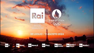 In diretta e in esclusiva in chiaro su Rai 2 e Rai Sport le Olimpiadi di Parigi 2024 [upl. by Weibel]