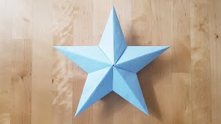 How to Make Origami Star 3D [upl. by Martino]