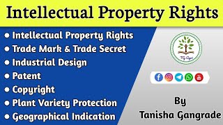 Intellectual Property Rights  IPR  Patent  Copyright  Trade Mark  Trade Secret by Tanisha [upl. by Daza426]