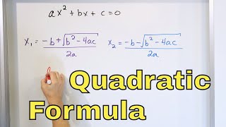 14  The Discriminant of a Quadratic Part 1 Quadratic Formula Problems [upl. by Abercromby]