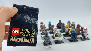 LEGO quotThe Mandalorianquot Minifigure Series Review  Star Wars MOC [upl. by Delaryd]