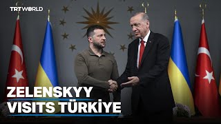 War in Ukraine Black Sea grain deal will top agenda for ErdoganZelenskyy talks [upl. by Arahk]