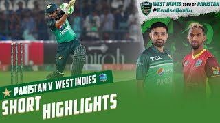 Short Highlights  Pakistan vs West Indies  1st ODI 2022  PCB  M12T [upl. by Hgeilyak]