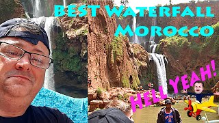 Moroccos Biggest and BEST  Ouzoud Waterfalls  Day Trip from Marrakech  Travel Vlog [upl. by Mckenzie]