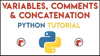 Python  Variables Comments amp Concatenation Tutorial [upl. by Gothurd691]