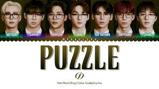 SF9  Puzzle Lyrics Color CodedHanRomEng [upl. by Akili965]