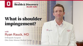 What is shoulder impingement  Ohio State Medical Center [upl. by Berardo]