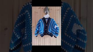 crochet granny hexagon cardigan for baby girl💓🦋 [upl. by Asiak]