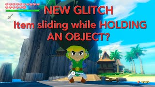 NEW WIND WAKER HD GLITCH DISCOVERY Item sliding while holding an object [upl. by Krahling116]