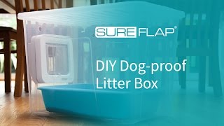 DIY Dogproof Litter Box from SureFlap [upl. by Bland]