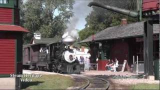 Narrow Gauge Steam Action Midwest Central Railroad  50th Anniversary  PART 2 [upl. by Yrot]