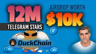 Duckchain L2 Network on TON Blockchain Get Telegram Stars n DUCK Airdrop [upl. by Odlanier]