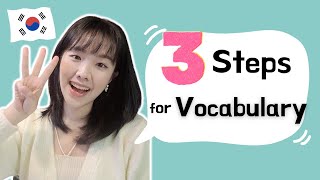 How to Study Korean Vocabulary for Beginners ☺️ [upl. by Wichman]