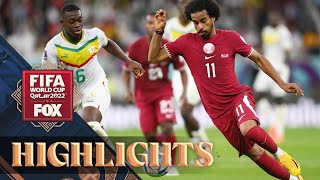 Qatar vs Senegal Highlights  2022 FIFA World Cup [upl. by Bibbye]