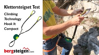 Klettersteigset Test Climbing Technology Hook It Compact bergsteigencom [upl. by Berardo]