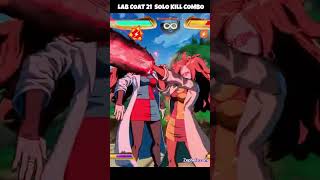 DBFZ  Lab Coat Android 21 Solo Kill Combo 【SEASON 4】 zephela shorts DBFZ android21labcoat [upl. by Mikal]