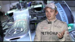 Nico Rosberg CarLaunch 2012 Interview über den neuen Mercedes AMG Petronas W03 [upl. by Celine]