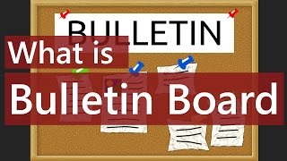 What is Bulletin Board  Digital Bulletin Board Meaning Explained Video  SimplyInfonet [upl. by Nimocks]