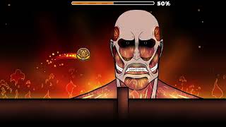 Attack on Titan By AltairGalaxy 100 Hard 4  Geometry Dash [upl. by Hugibert987]