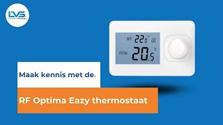 De gebruiksvriendelijke thermostaat  De RF Optima Eazy [upl. by Anicnarf878]