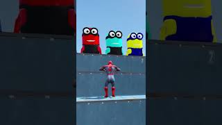 GTA 5 Epic Water Ragdolls  SpiderMan Jumps  Fails ep66 shorts [upl. by Isadora389]