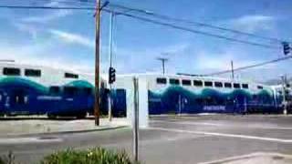 Metrolink Train Burbank California [upl. by Nylra32]