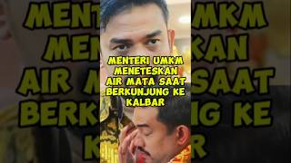 Menteri UMKM Maman Abdurrahman meneteskan air mata saat ke kampung halamannya [upl. by Yuzik]