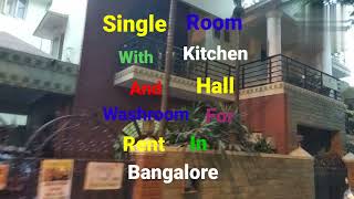 1BHK House For Rent In Bangalore  Flat for Rent [upl. by Zurciram869]