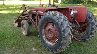 Massey Ferguson 135 Multipower with Trip Bucket Loader Model MF 38 [upl. by Hsakiv566]