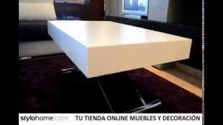 Mesa de centro automática elevable y extensible [upl. by Eirrahs828]