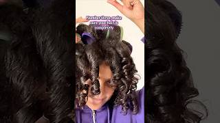 How to get PERFECT HAIR with rollers 💆‍♀️🫶🏼 shorts hairstyles hairrollers [upl. by Dobbins]